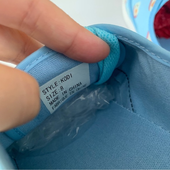 Cute To The Core Toast Print Lace Up Sneakers Women’s US 8 M - Picture 10 of 10